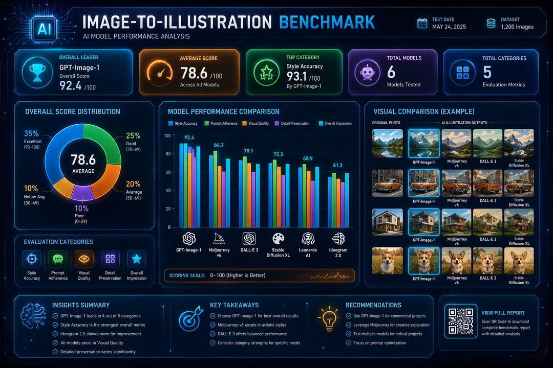 Bar chart comparing style match accuracy across product, illustration, portrait, abstract, and complex scene categories.